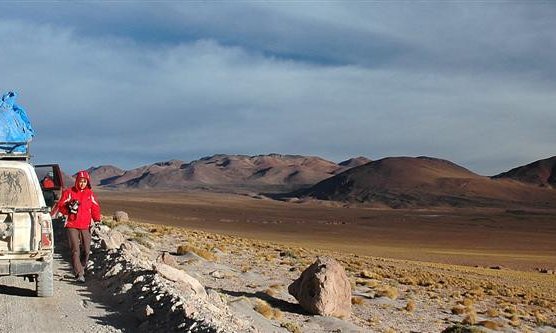 Z jeepi preko bolivijske planote