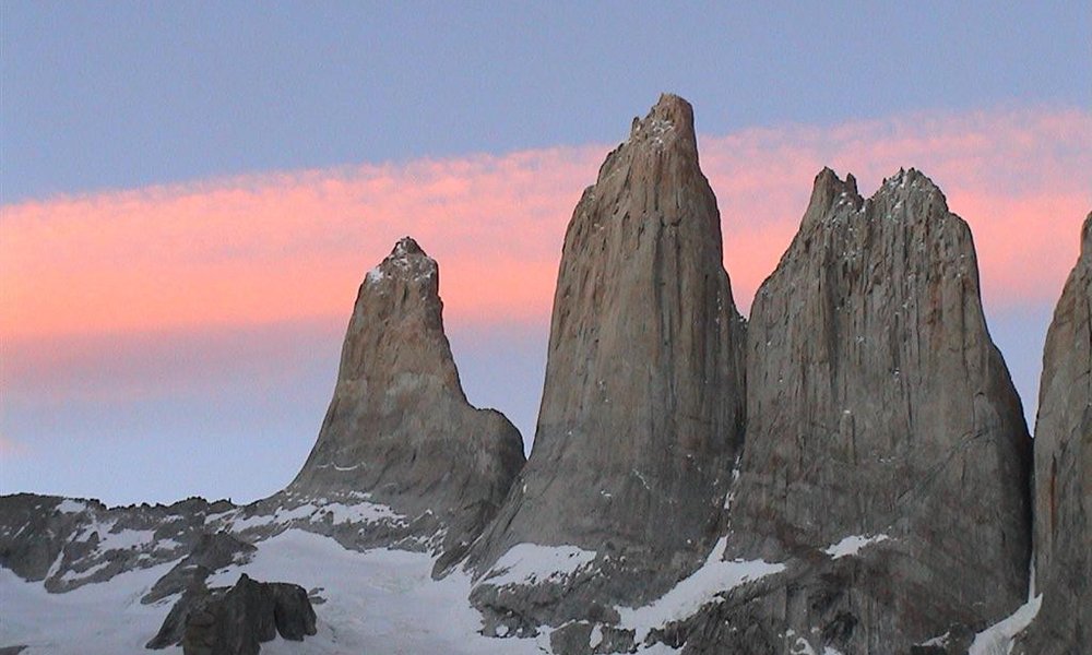 StolpiÄi, po katerm park Torres del Paine dobi ime