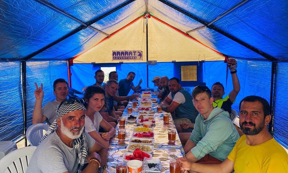 Naša restavracijo pod goro Ararat.