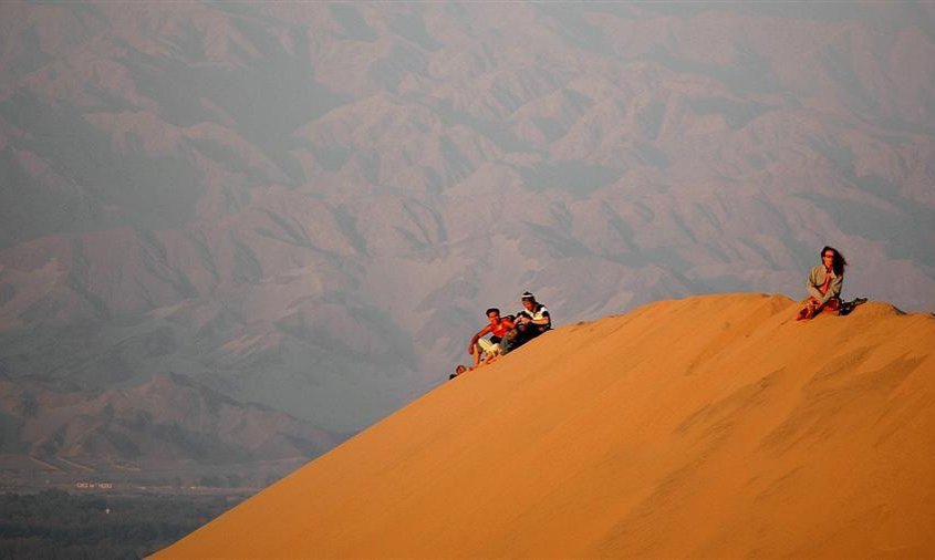 Sipine nad oazo Huacachina