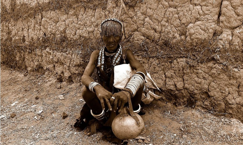 Na tržnici v Turmiju, pleme Hamer