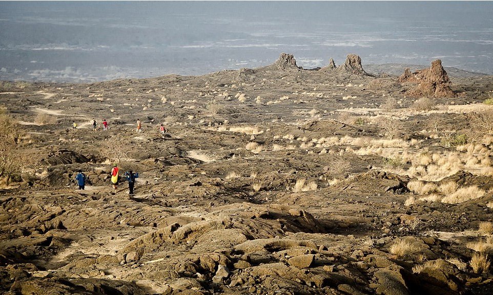 Treking proti aktivnemu vulkanu Erta Ale