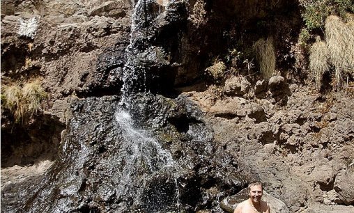 Osvežitev in res mrzla voda