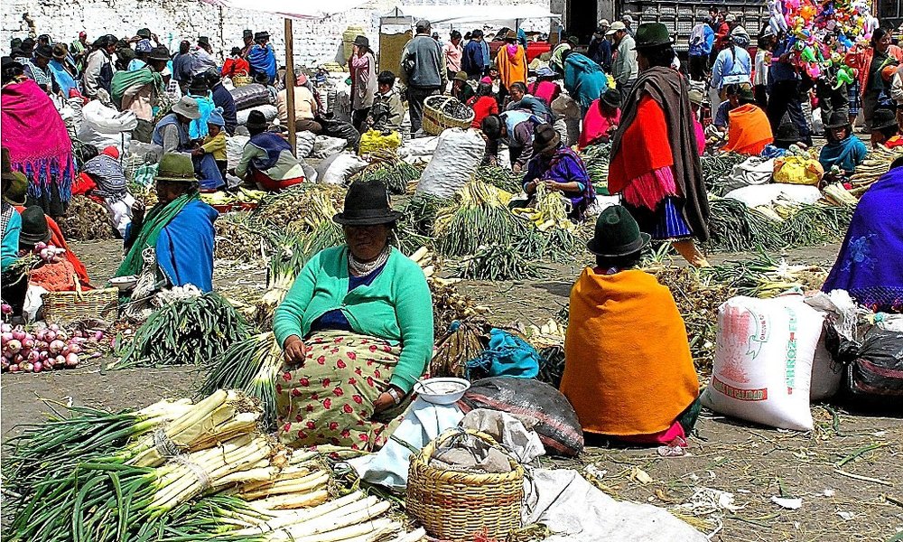 Z indijanske tržnice v Otavalu