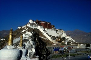 Potala, sedež Dalaj Lam