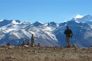 Pogled na Himalajo, vklujčno z Everestom