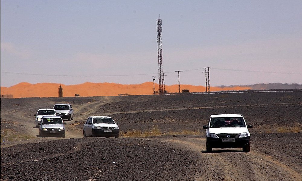 Bližamo se sipinam in puščavi, Merzouga