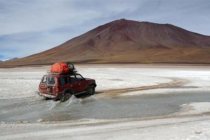 Bolivijski altiplano, v Boliviji jasno
