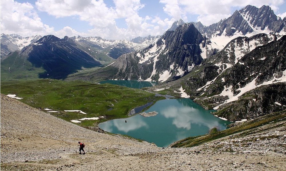 Pogled z več kot 4000m visokega prelaza