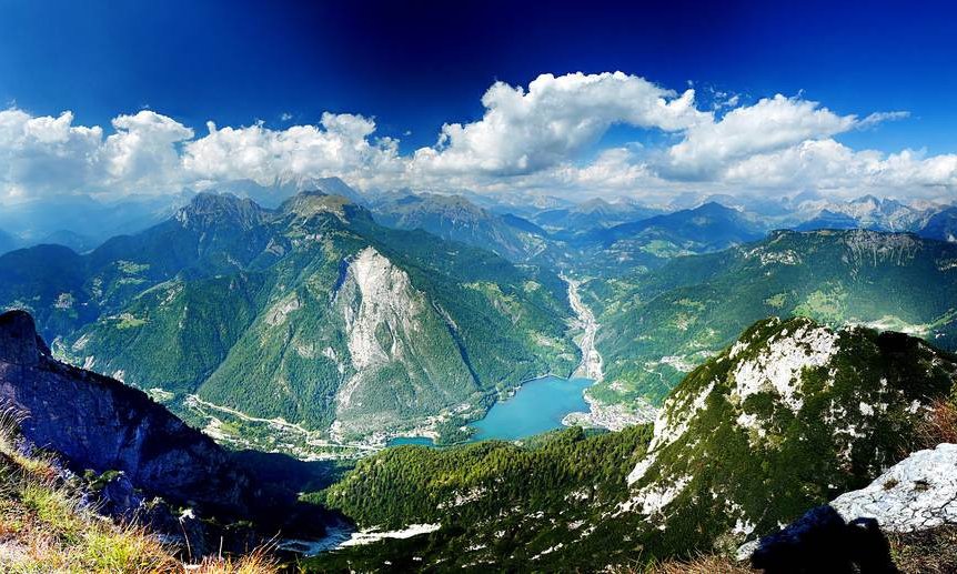 Pogled z vrha gore Civetta