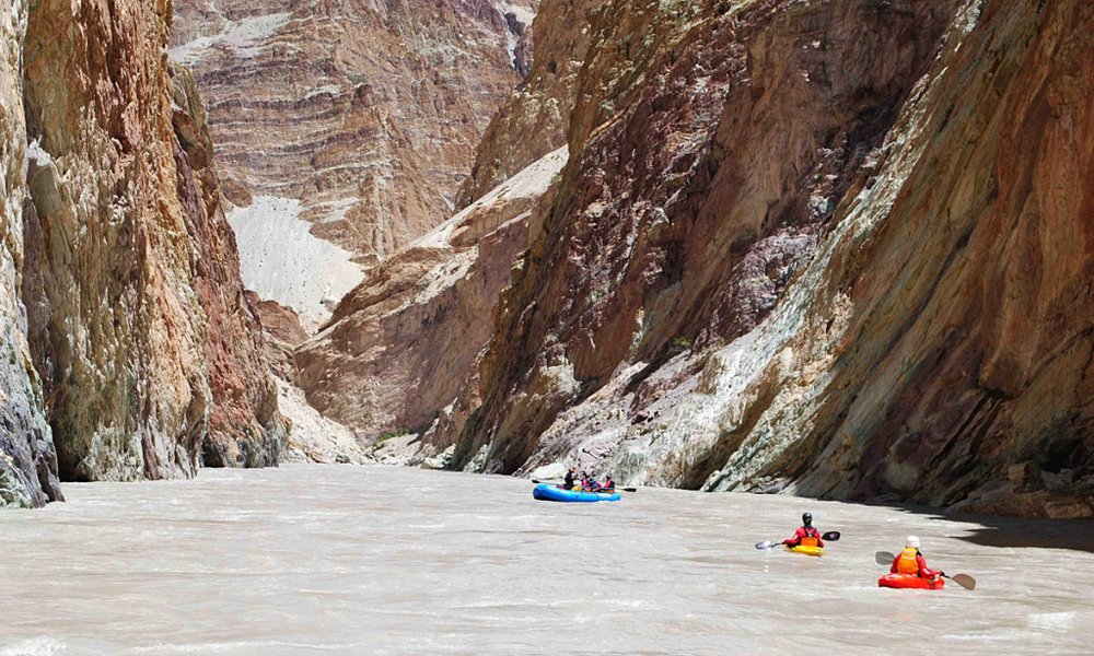 Rafting po reki Zanskar - ravno prav, tudi za začetnike