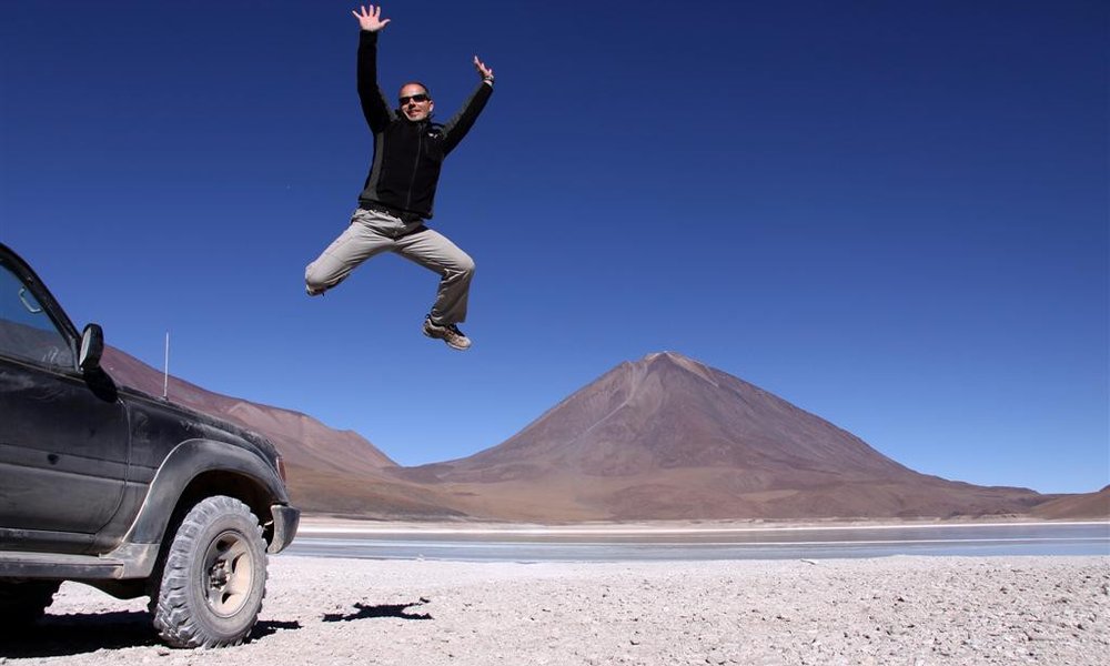 Aktivni vulkani na meji med Bolivijo in Čilom