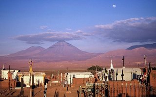 Puščava Atacama in pogled na verigo Andov