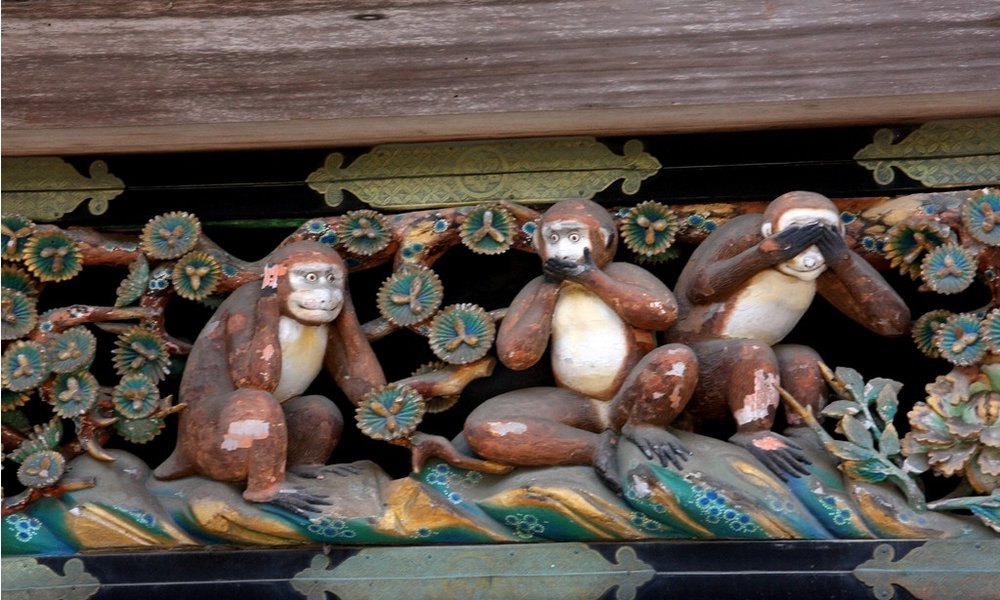 Tri pametne opice: nič ne vidm, nič ne slišim, nič ne povem!