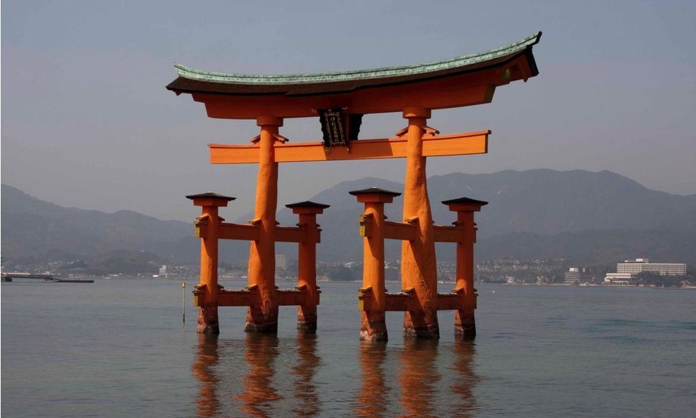 Red tori gate – plavajoči tori, otok Miyajima