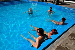 Sporščanje v enih izmed mnogih term