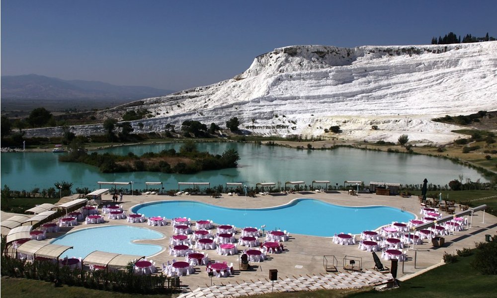 Pamukkale, termalni bombažni bazeni