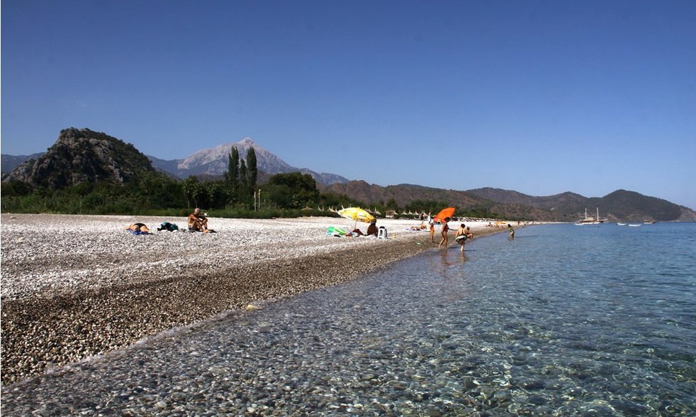 Ena najbolj hipijevskih plaž v Turčiji, Olympos