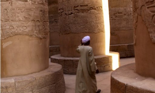 V enem izmed mnogih svetišč v Luxorju