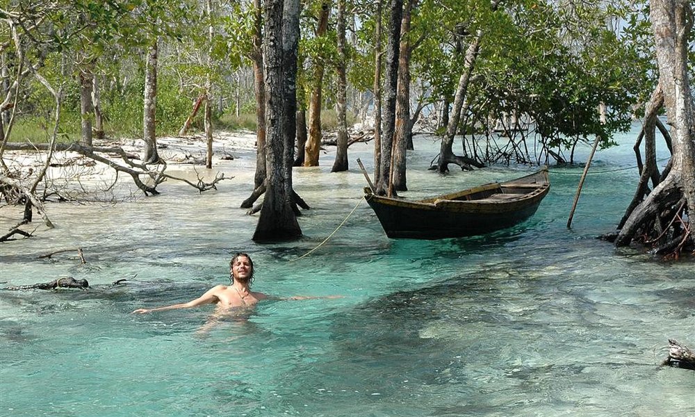 Kopanje v gozdu, ShaPPa beach, Havelock, Andamani