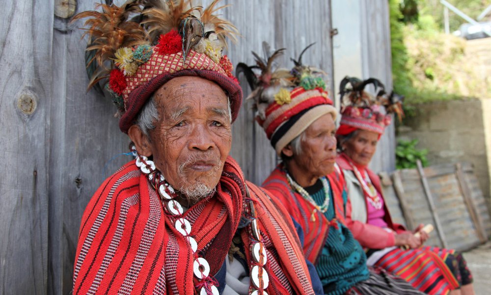 Ljudstva okoli riževih teras