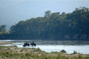 Safari v Chitwanu, Nepal