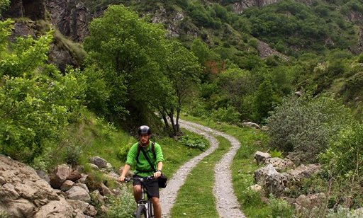 Užitek kolesarjenja po Kavkazu