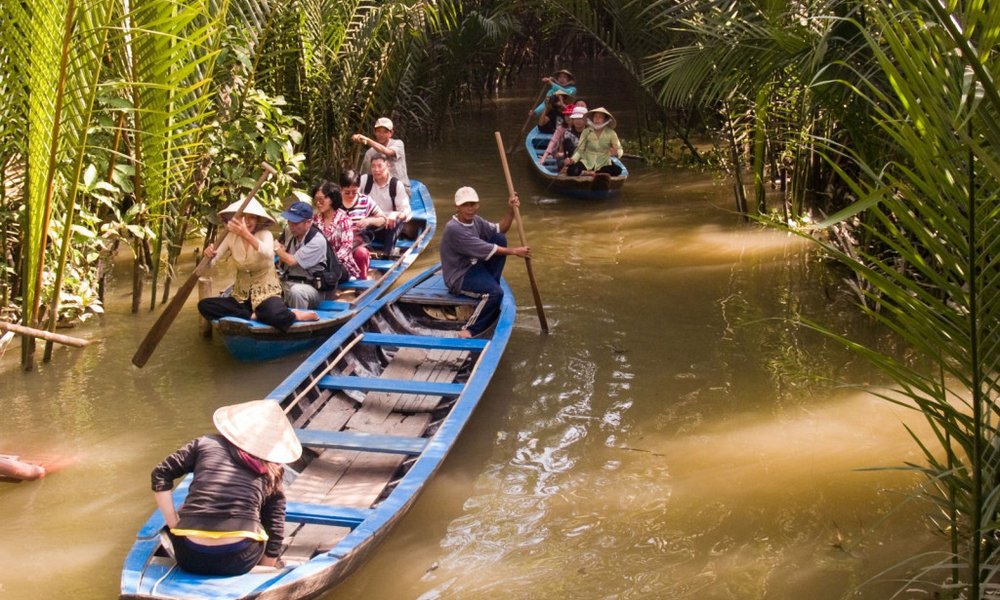 Izlet po delti veletoka Mekong