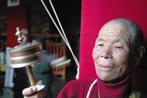 Molilni mlinčki... om mani padme hum, Tibet
