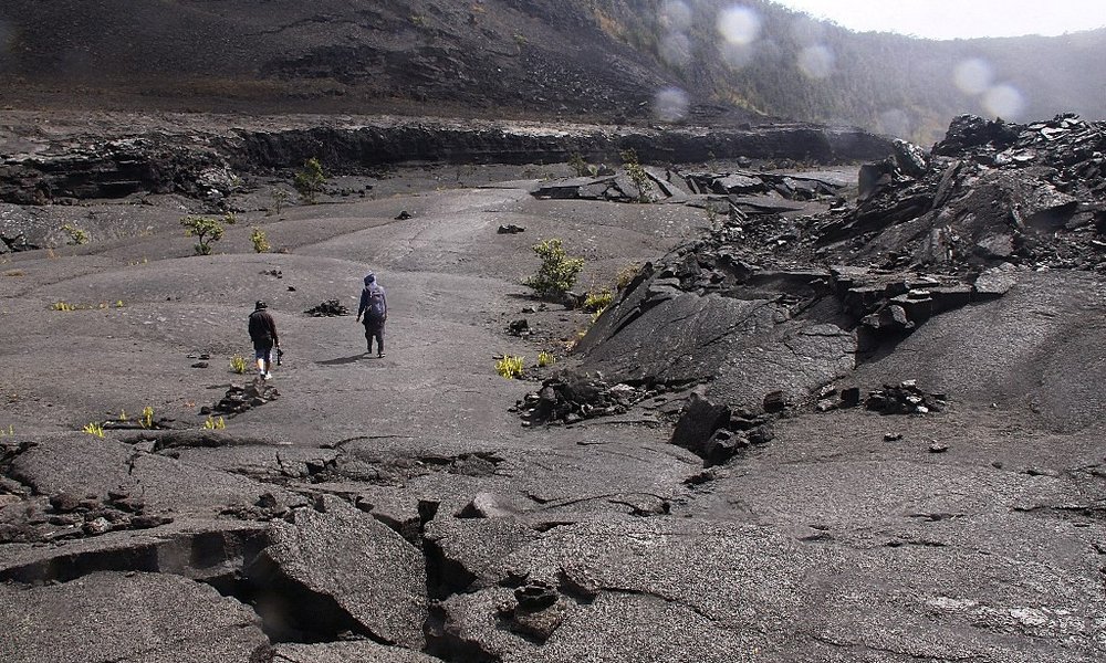 Sprehod po vulkanskem kraterju Kilauea, Big Island