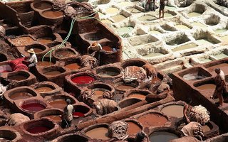 Barvalnice usnja v Fezu