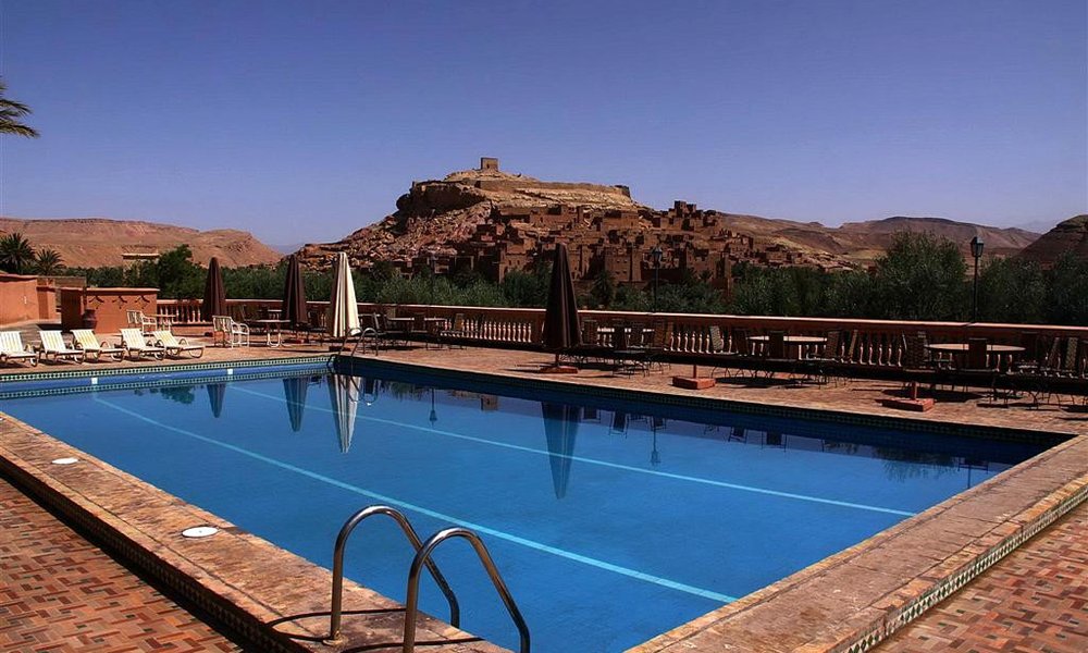 Bazen pred filmsko lepo kasbo Ait Benhaddou