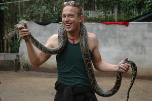 Tajska: Obisk pri Mr. Snakeu