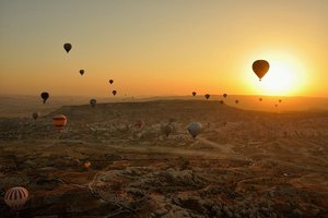 Turčija: let z balonom nad kapadokio