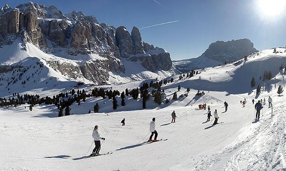 Na smučišču, Val Gardena