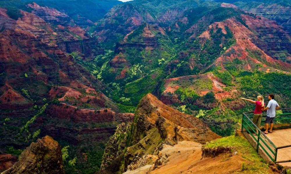 Veliki Waimea kanjon, havajski Grand Canyon, otok Kauai