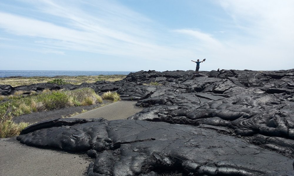 Lava, ki se ne ozira na ceste, Big Island