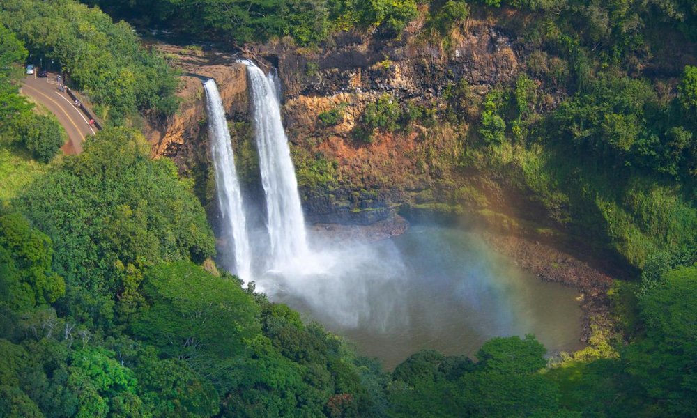 Slapovi Wailua, eni mnogih slapov na otoku Kauai