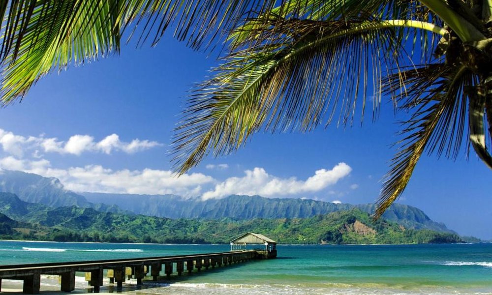 Zaliv Hanalei bay, še ena od scen, ki jih ljubi Holywood, otok Kauai