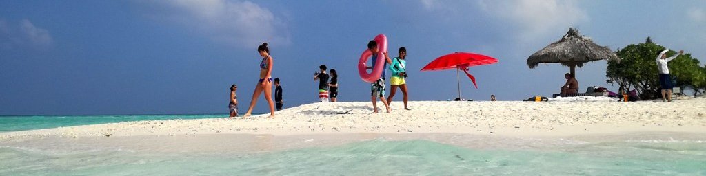 Maldivi otok Thoddoo, za družine
