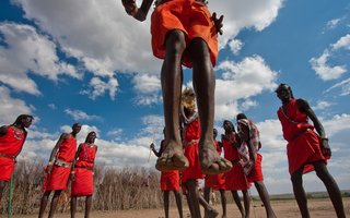 Pri poskočnih Masajih