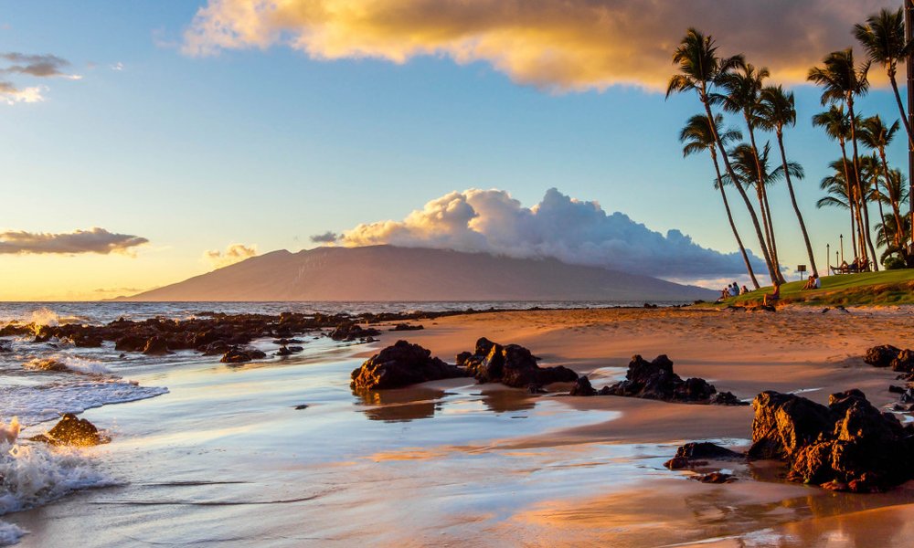 Ena izmed mnogih prelepih plaž Havajev