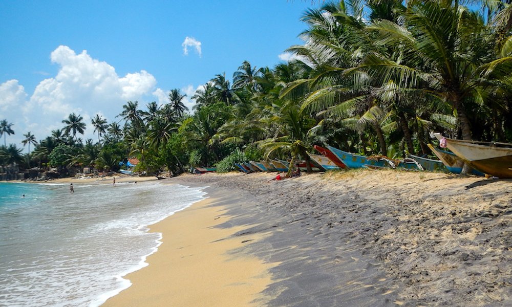 Obala na jugu Šri Lanke
